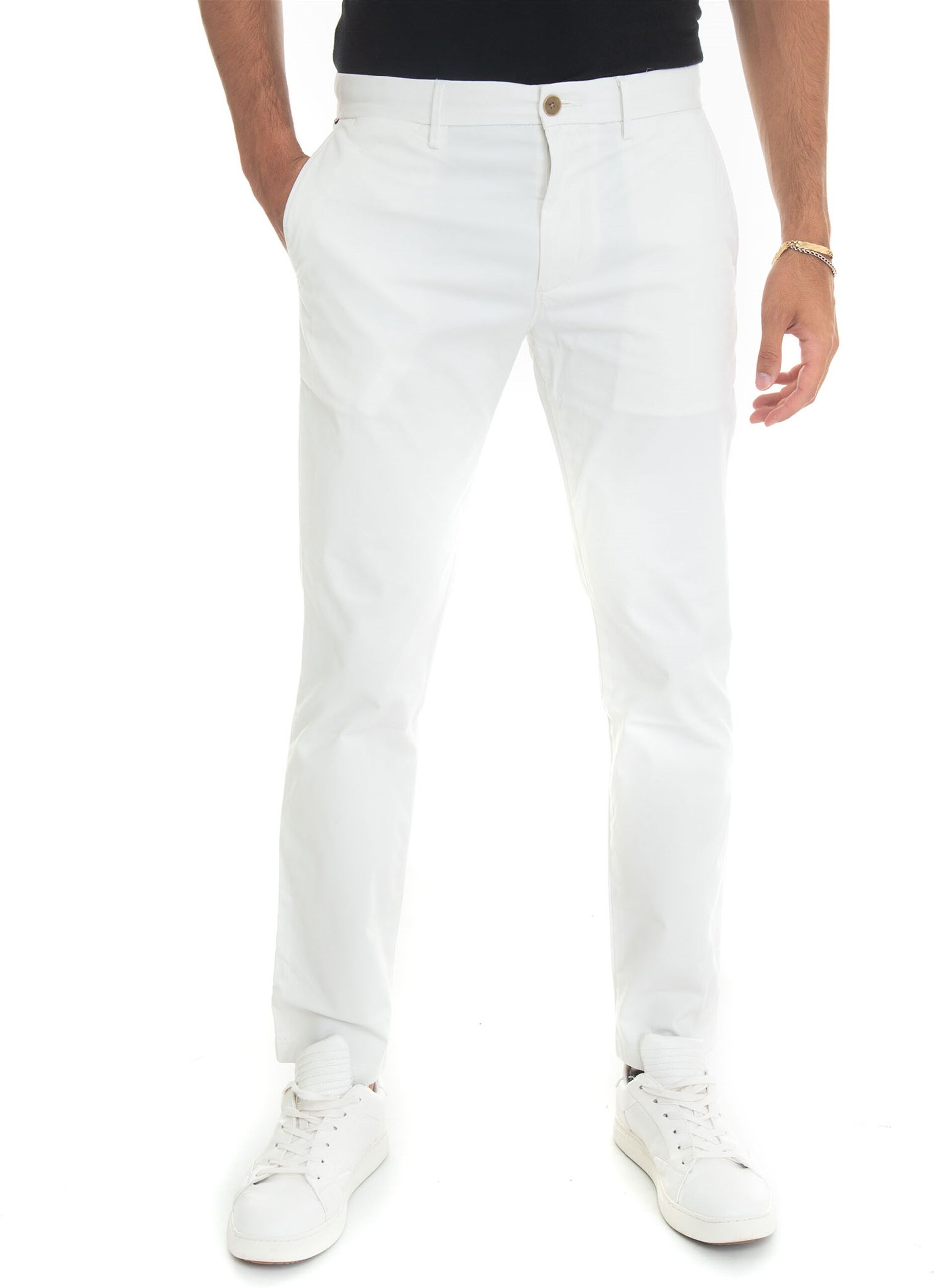 Tommy Hilfiger Pantalone modello chino Bianco Uomo 34