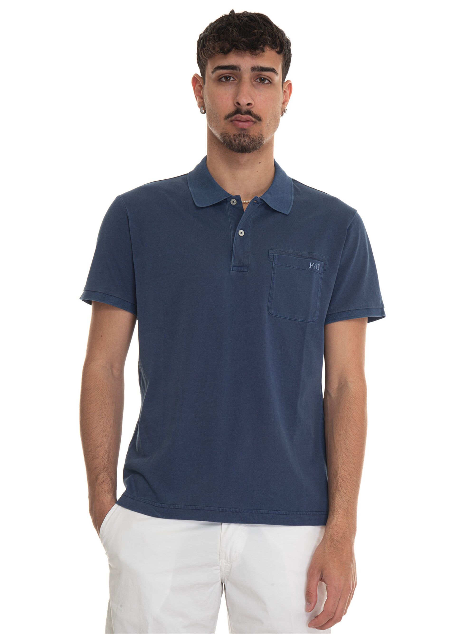 Fay Polo manica corta Blu Uomo XL