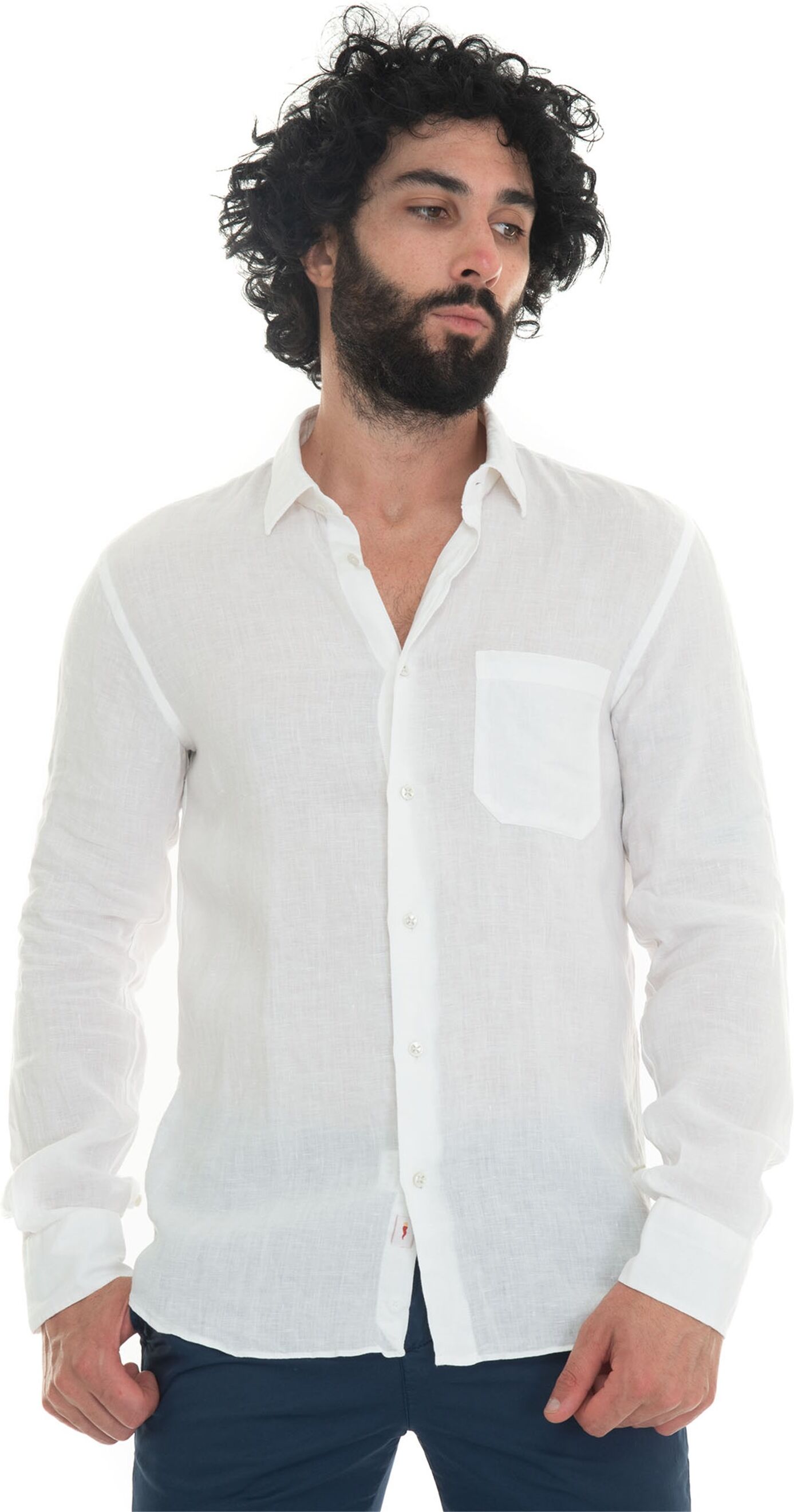 Vincenzo De Lauziers Camicia casual Bianco Uomo 3XL