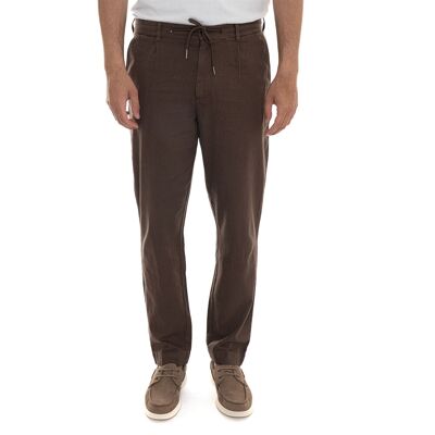 Woolrich Pantaloni con la coulisse Marrone Uomo L Woolrich Pantaloni con la coulisse Marrone Uomo L