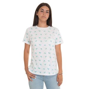 Giorgio Armani T-shirt mezza manica Bianco-verde Donna M