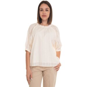 Woolrich Camicia da donna BRODERIE ANGLAISE Bianco Donna S