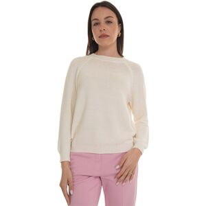 Weekend Max Mara Maglia girocollo Linz Bianco Donna M