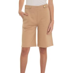 Fay Bermuda in cotone felpato Beige Donna 44