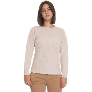 Quality First Maglia in lana Sabbia Donna XXL