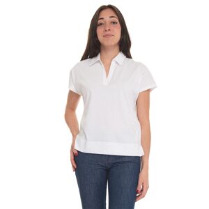 Fay Polo senza bottoni Cot Bianco Donna M