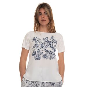 Pennyblack T-shirt manica corta Linaiolo Bianco-blu Donna S