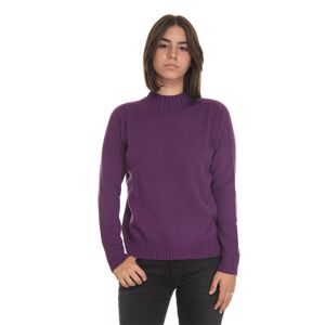 Quality First Maglia in lana Viola Donna S