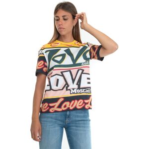 Love Moschino T-shirt girocollo Multicolor Donna 40