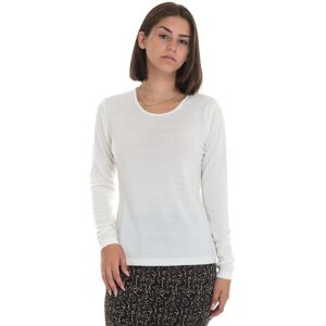 Quality First Pullover girocollo Bianco Donna XL