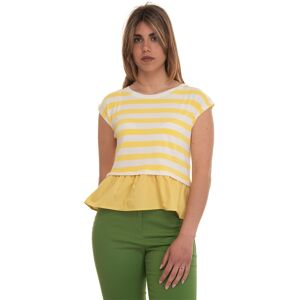 Pennyblack T-shirt ETNICO Bianco-giallo Donna S