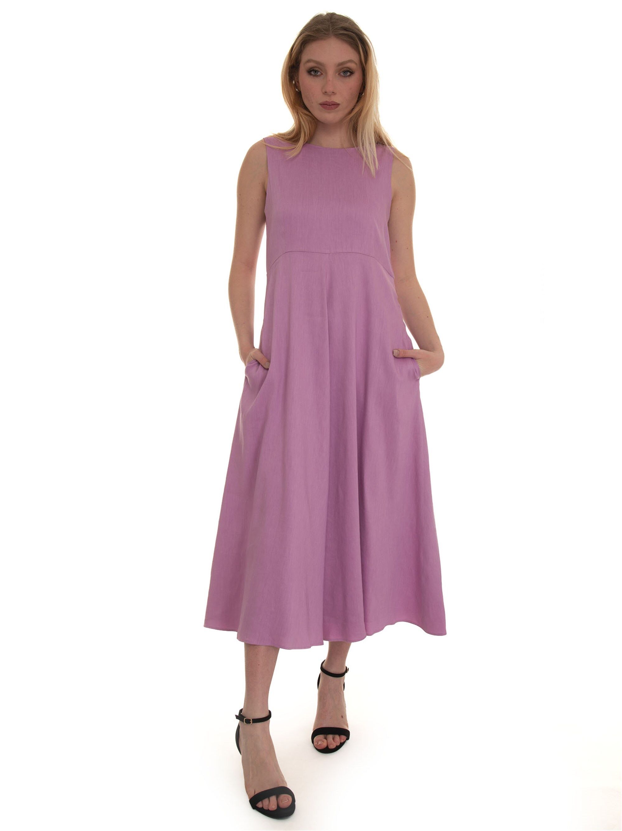 Weekend Max Mara Abito Midi Scafati Lilla Donna 42