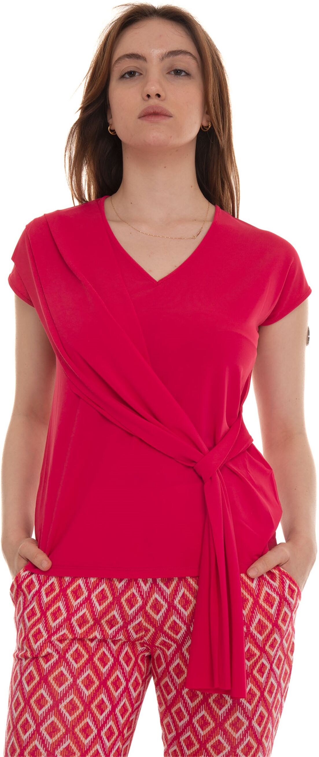 Maria Bellentani Top in jersey Fucsia Donna 44