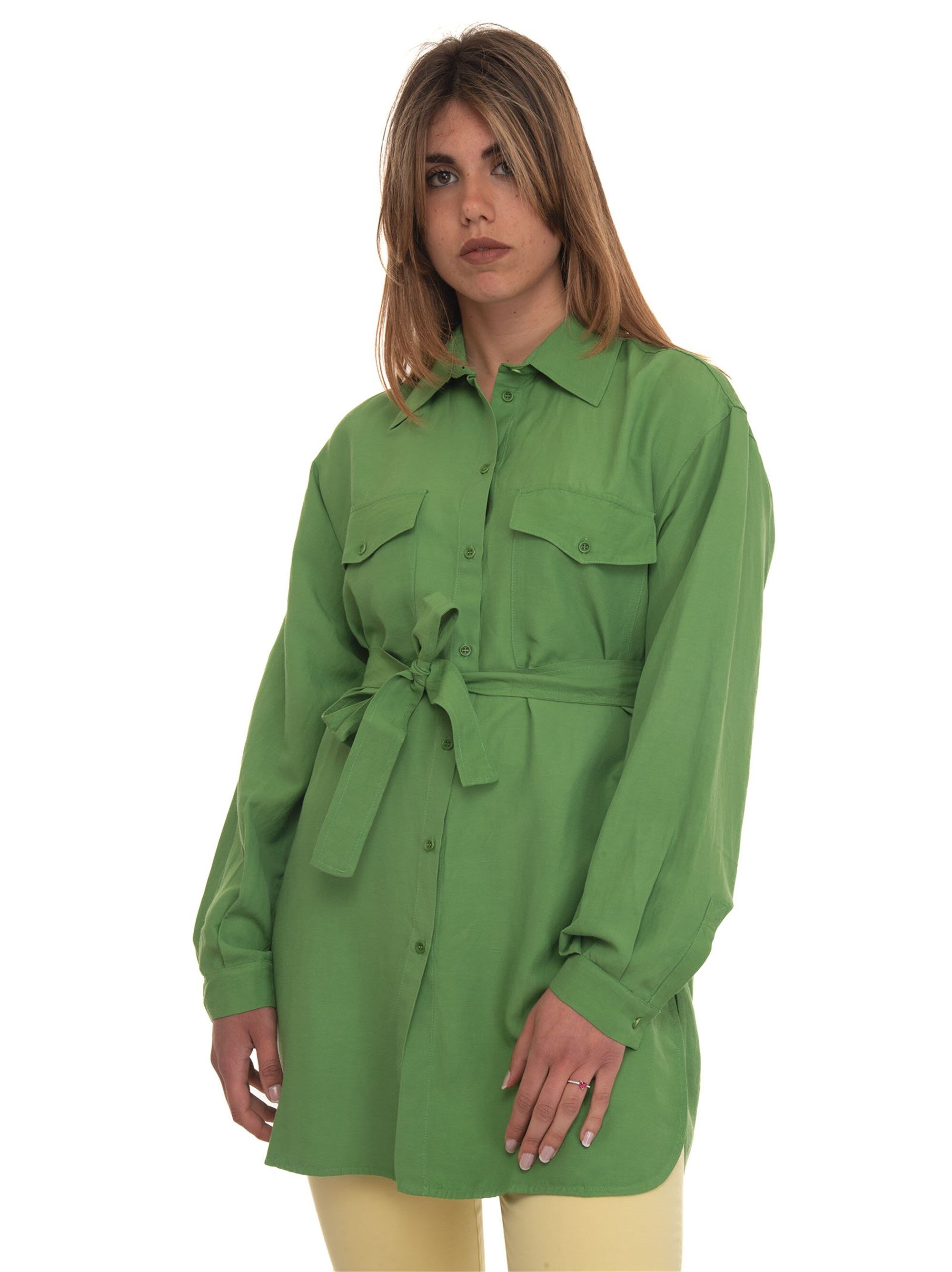 Pennyblack Camicia da donna lunga BRITNEY Verde Donna 40