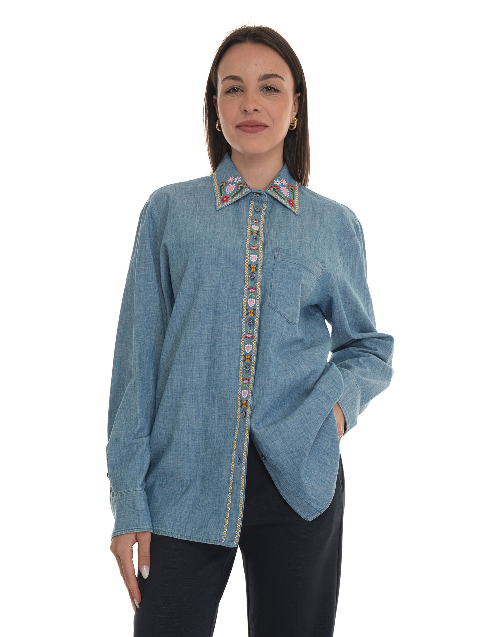 Weekend Max Mara Camicia da donna Udine Denim medio Donna 42