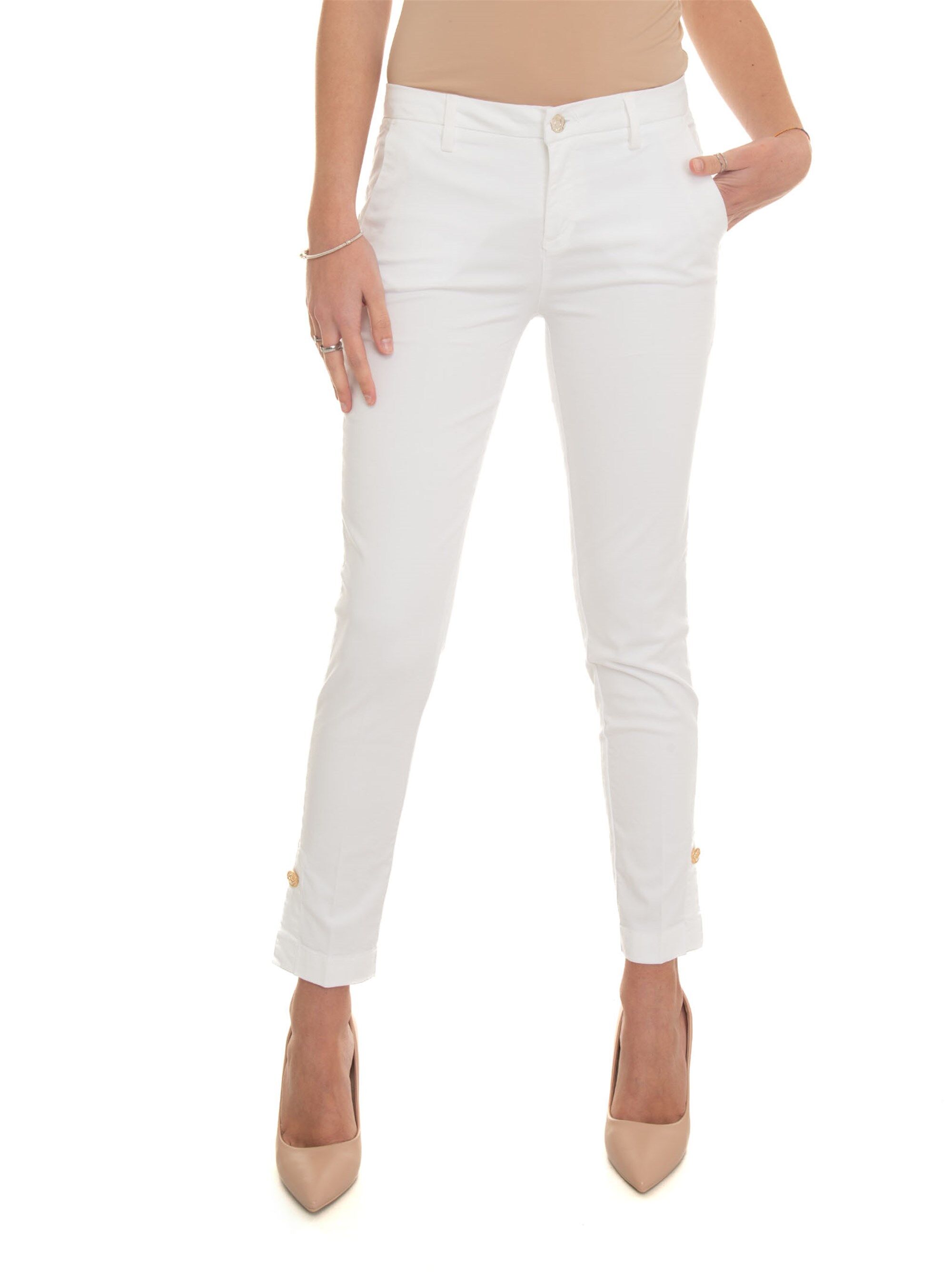 Liu Jo Pantalone modello chino Bianco Donna 27