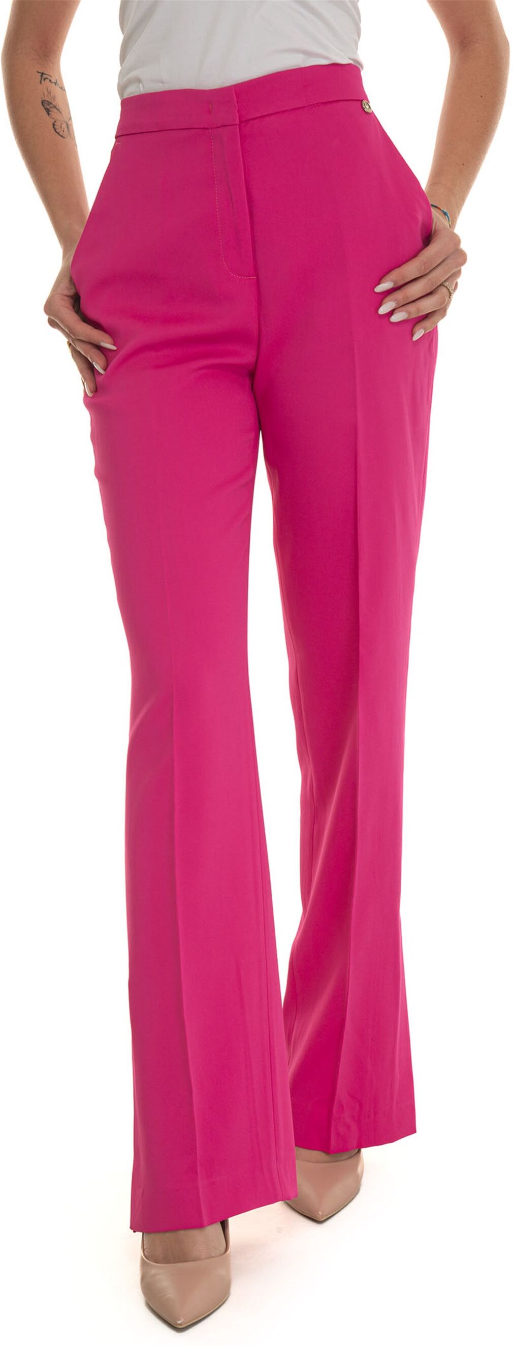 Liu Jo Pantalone classico Fucsia Donna 42