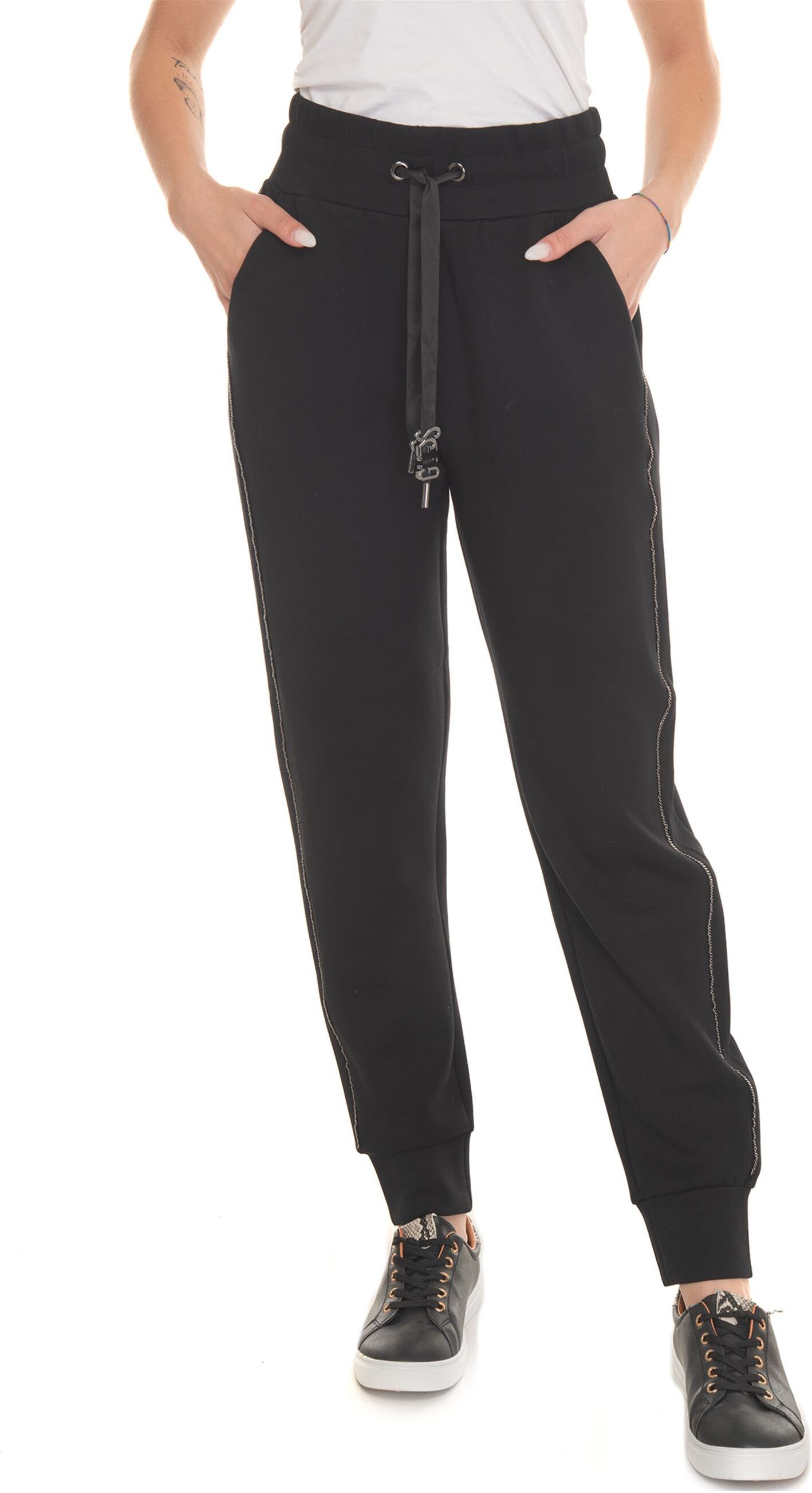 Guess Pantalone tuta Nero Donna S