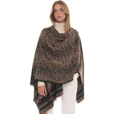 Liu Jo Poncho Marrone-beige Donna UNI Liu Jo Poncho Marrone-beige Donna UNI