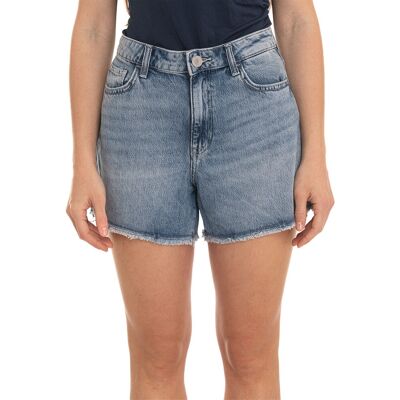 Guess Shorts in jeans Denim chiaro Donna 26 Guess Shorts in jeans Denim chiaro Donna 26