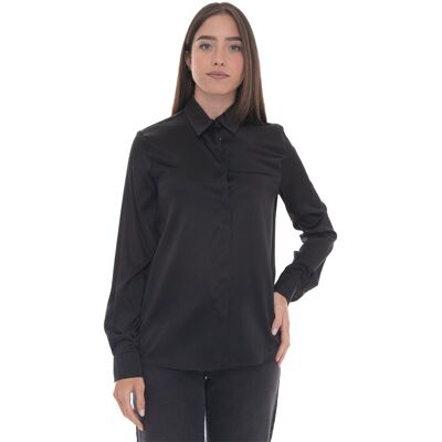 Pennyblack Camicia in seta Vittoria Nero Donna 42 Pennyblack Camicia in seta Vittoria Nero Donna 42