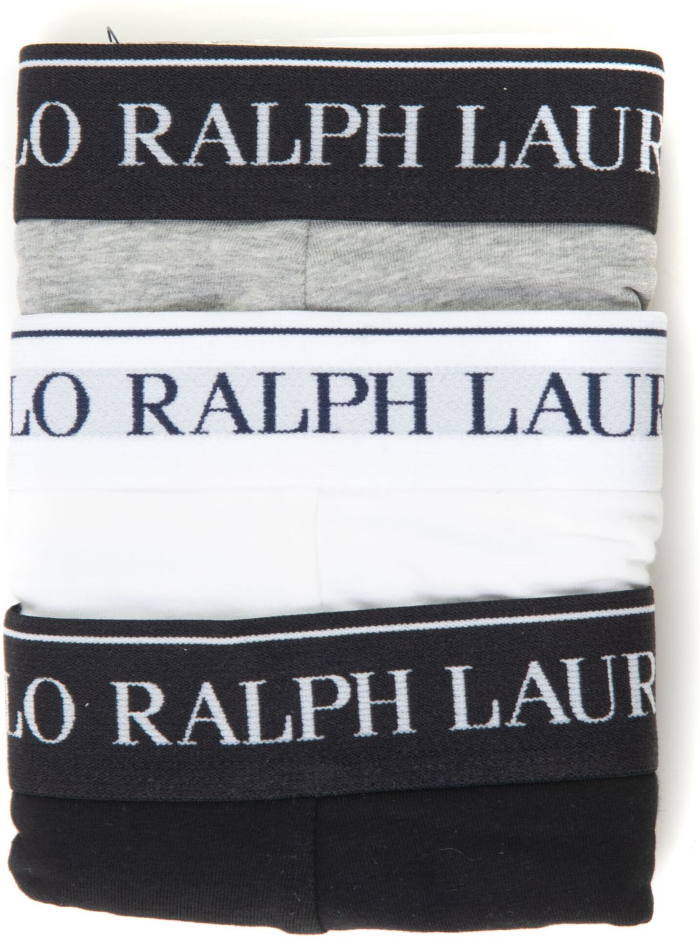 Ralph Lauren Set 3 Slip Bianco-nero-grigio Uomo XXL