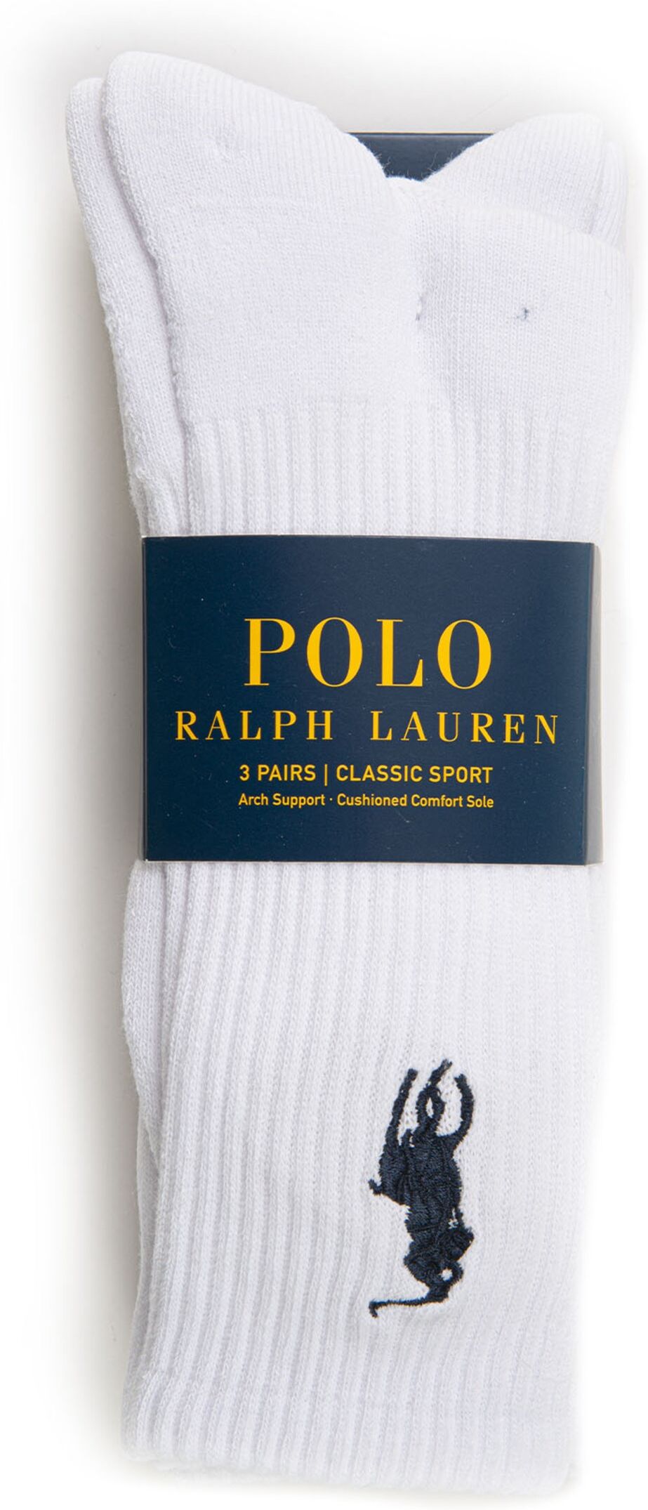 Ralph Lauren Set 3 Calzini Bianco Uomo UNI