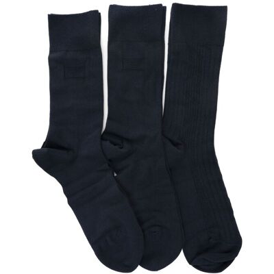 Giorgio Armani Set 3 Calzini Blu Uomo UNI Giorgio Armani Set 3 Calzini Blu Uomo UNI