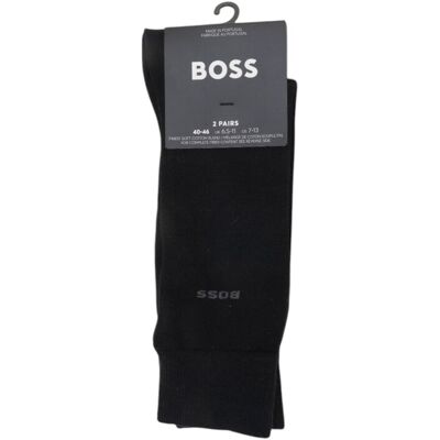 Boss Calzino lungo 2P-RS-UNI-CC Nero Uomo 40-46 Boss Calzino lungo 2P-RS-UNI-CC Nero Uomo 40-46