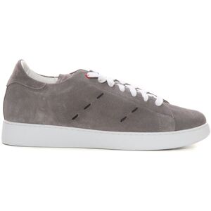 Kiton Sneakers bassa in suede e gomma Grigio Uomo 10