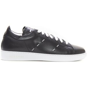 Kiton Sneakers in pelle con lacci Nero Uomo 42