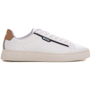 Boss Sneakers in pelle con lacci Bianco Uomo 41