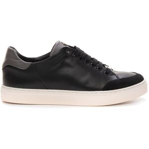 Marechiaro Sneakers in pelle con lacci TOSCANERO Nero Uomo 42