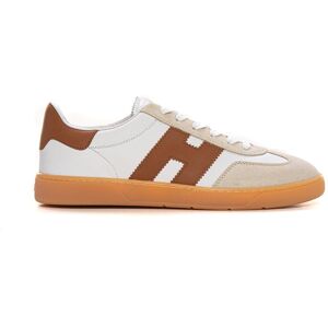 Hogan Sneakers in pelle con lacci COOL Bianco-cuoio Uomo 10