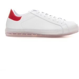 Kiton Sneakers con lacci Bianco-rosso Uomo 8