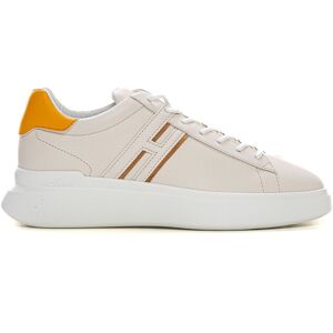 Hogan Sneakers alta H580 Bianco-giallo Uomo 8