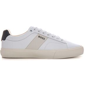 Boss Sneakers bassa in suede e gomma Bianco Uomo 45