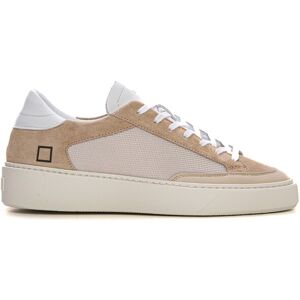 D.A.T.E. Sneakers con rialzo allacciata Levante Beige Uomo 43