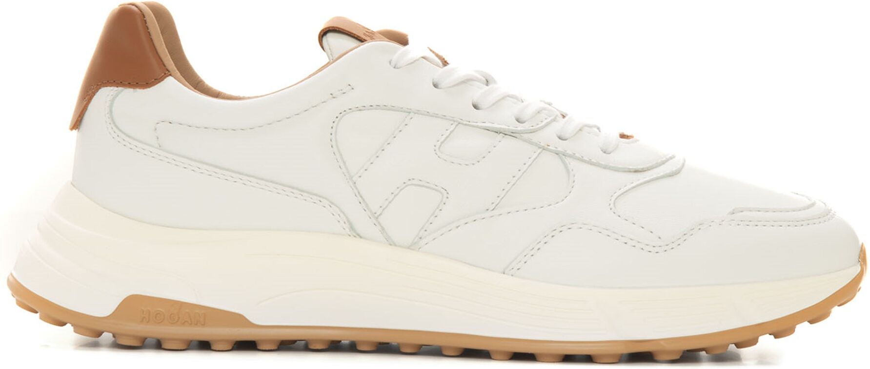 Hogan Sneakers in pelle Hyperlight Bianco-cuoio Uomo 8?