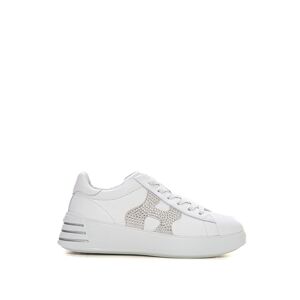 Hogan Sneakers in pelle con lacci Rebel Bianco Donna 37