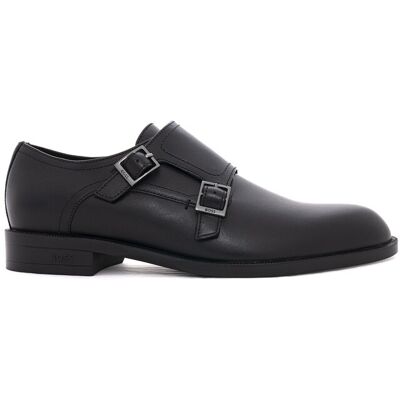 Boss Scarpa in pelle TAYIL-MONK-BUNL Nero Uomo 8 Boss Scarpa in pelle TAYIL-MONK-BUNL Nero Uomo 8