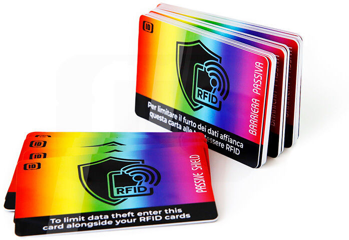 IDColor Blocking Card Rfid Nfc Protezione Personalizzate IDColor Blocking Card Rfid Nfc Protezione Personalizzate