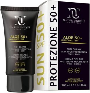 Natur Unique crema solare Aloe Ialuronico Crema Solare SPF 50+ 100 ml