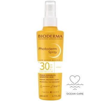 Bioderma Sole Linea Photoderm Spray SPF30 Viso e Corpo Flacone 200 ml