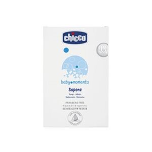 Chicco Linea Baby Moments Igiene e Cura del Bambino Sapone Solido Delicato 100 g