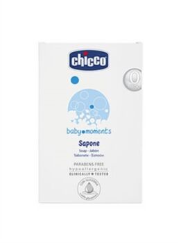 Chicco Linea Baby Moments Igiene e Cura del Bambino Sapone Solido Delicato 100 g