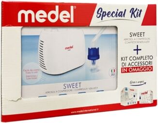 Medel Linea Aerosolterapia Sweet dispositivo per Aerosol + Kit Omaggio