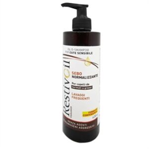 Restivoil Olio-Shampoo Fisiologico Lavaggi Frequenti per cute sensibile 400 ml