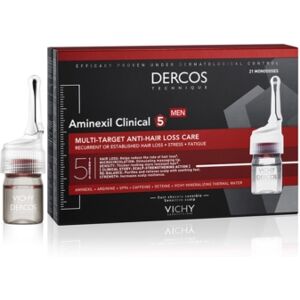 Dercos Linea Aminexil Intensive Trattamento Anticaduta 5 Azioni Uomo 21 Fiale