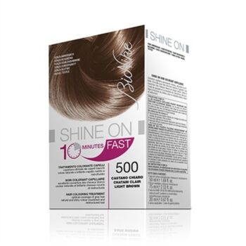 BioNike Linea Colorazione Shine On Fast 10 minutes 500 Castano Chiaro